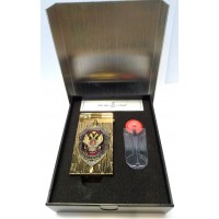 Зажигалка газовая в подарочной упаковке со знаком Ветеран КГБ