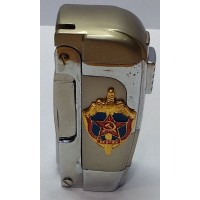 Зажигалка газовая турбо с символикой знак Щит КГБ с инструментами