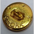 Пуговица большая золото металл с кантом