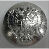 Пуговица малая серебро металл без канта