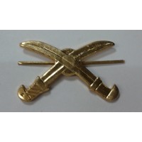 Эмблема металл золото казачья "сабли"